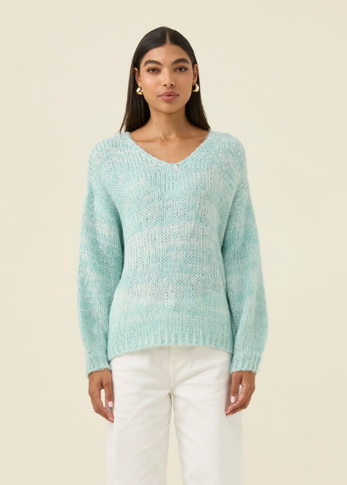 Pallas Jumper Ice Blue | Abbey Road Kaikoura