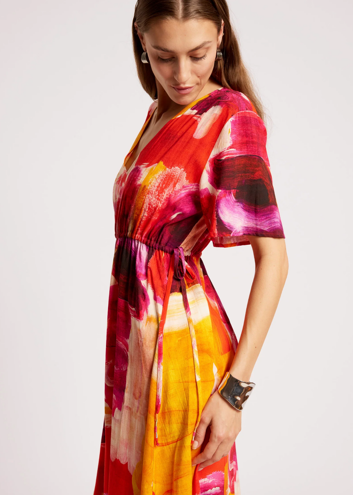 Palmera Tie Maxi Dress Solara | Abbey Road Kaikoura