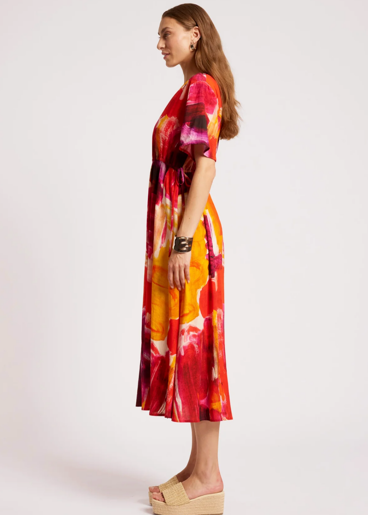 Palmera Tie Maxi Dress Solara | Abbey Road Kaikoura
