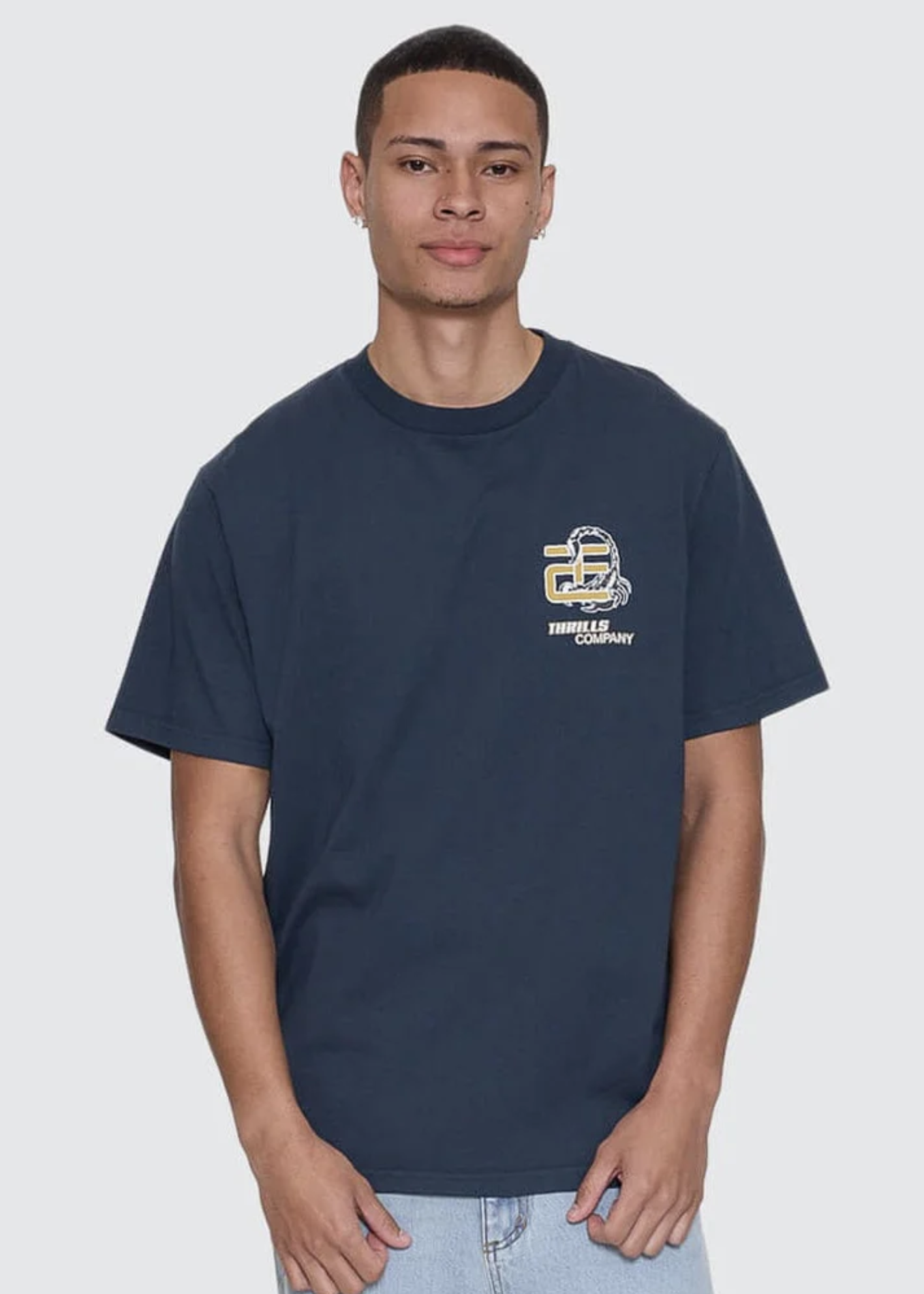 Paradise Falling Merch Fit Tee - Federal Blue | Abbey Road Kaikoura