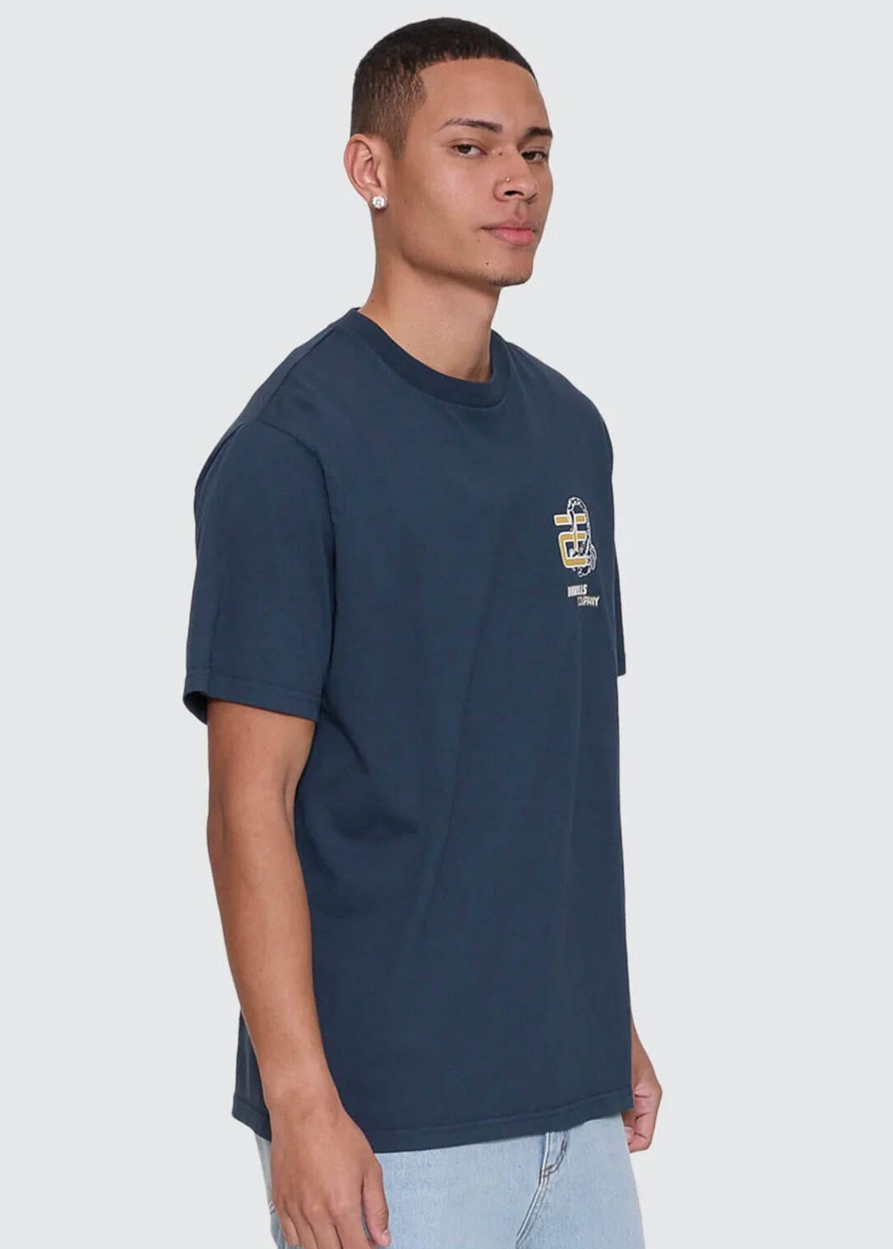 Paradise Falling Merch Fit Tee - Federal Blue | Abbey Road Kaikoura