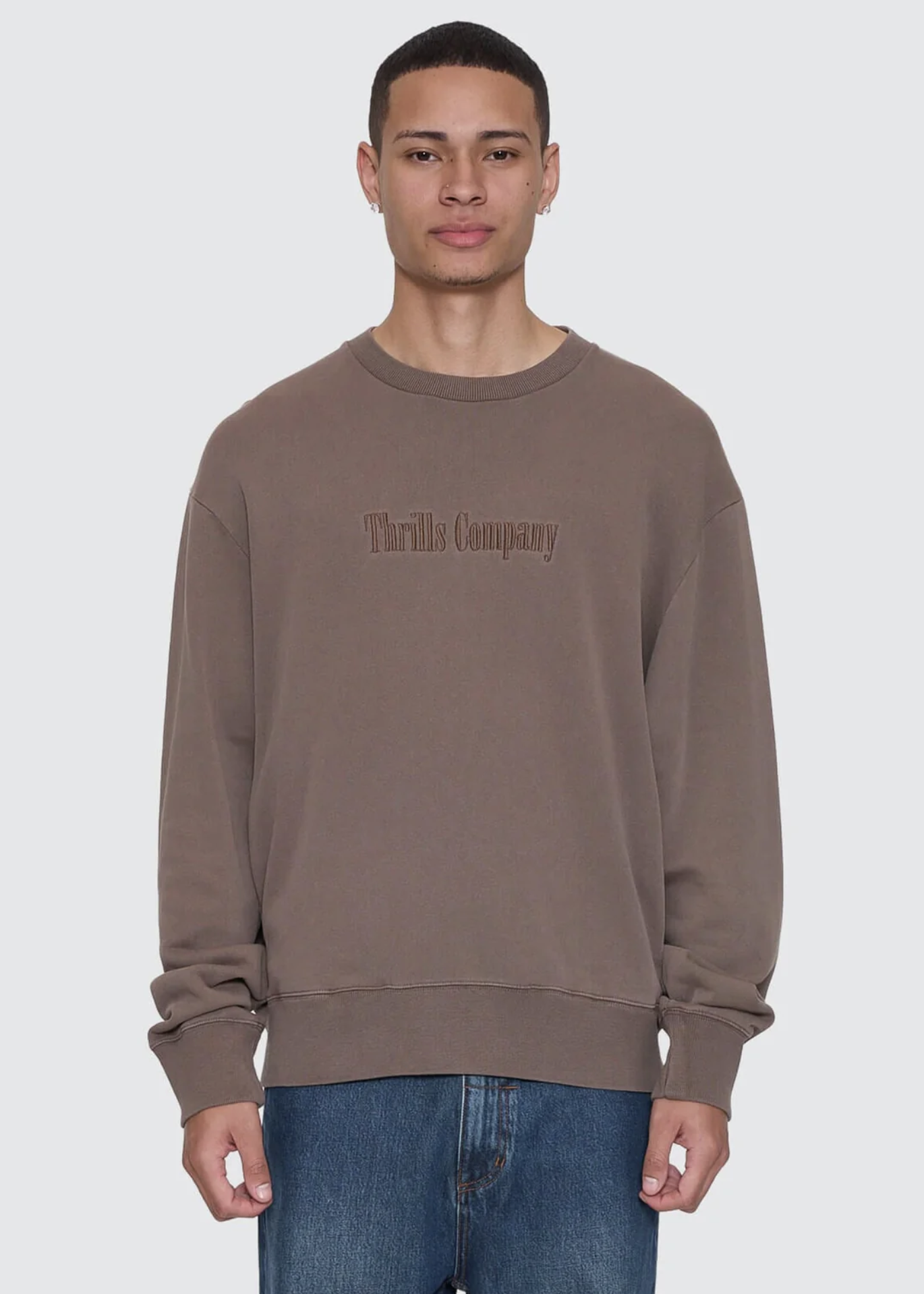 Primitive Box Fit Cropped Crew - Falcon | Abbey Road Kaikoura