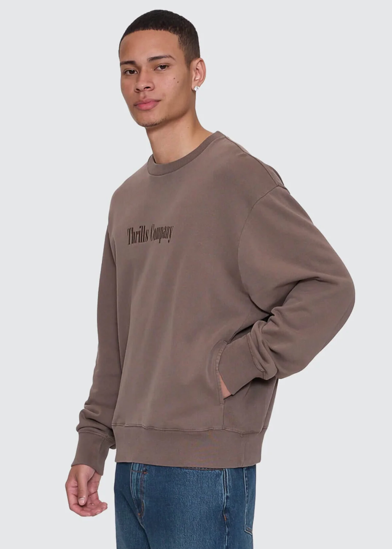 Primitive Box Fit Cropped Crew - Falcon | Abbey Road Kaikoura