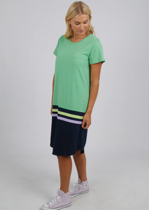 Elm Rhea Tee Dress Meadow|Abbey Road