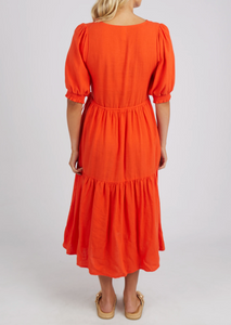 Elm Rosa Dress Tangello|Abbey Road