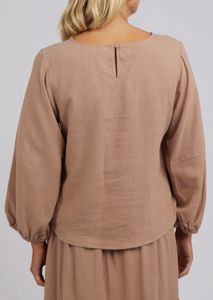 Elm Rosa Top Mocha/Abbey Road