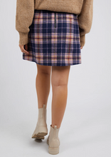 Load image into Gallery viewer, Elm Reilly Check Skirt/Navy|Abbey Road
