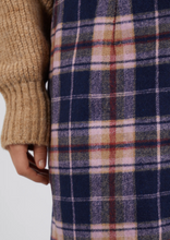 Load image into Gallery viewer, Elm Reilly Check Skirt/Navy|Abbey Road