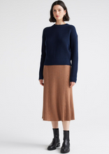 Load image into Gallery viewer, Toorallie Rib Knit Jumper/Navy|Abbey Road