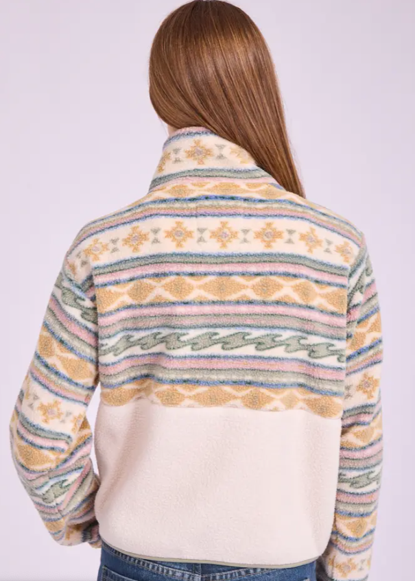 Rock Jetty Mock Neck Zip Fleece | Abbey Road Kaikoura