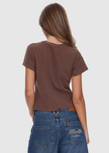 Load image into Gallery viewer, Ruined Paradise Mini Tee - Cocoa | Abbey Road Kaikoura