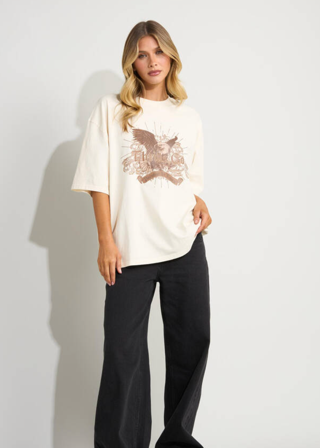 Ruined Paradise Oversized Tee - Heritage White | Abbey Road Kaikoura