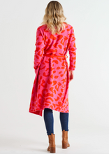 Load image into Gallery viewer, BETTY BASICS Swift Cardigan - Pink/Red Cheetah Print | Abbey Road Kaikoura