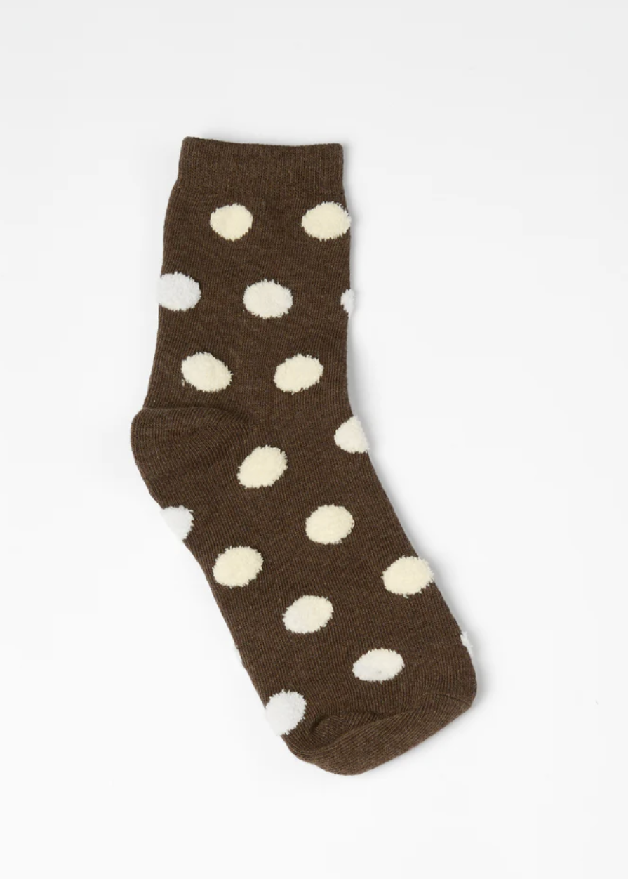 S & G Socks - Coffee Dots | Abbey Road Kaikoura