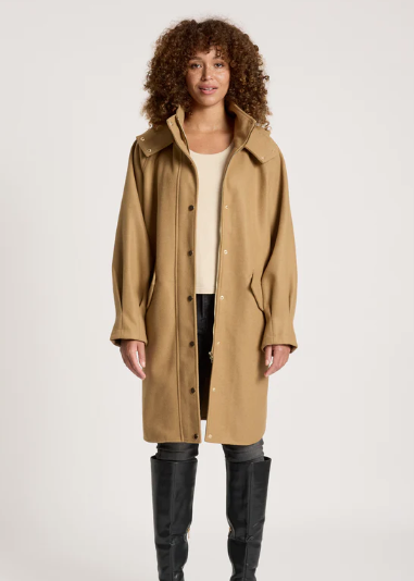 Sable Hood Jacket - Mocha | Abbey Road Kaikoura
