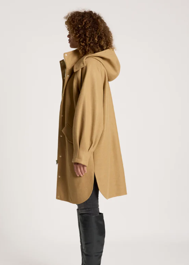 Sable Hood Jacket - Mocha | Abbey Road Kaikoura