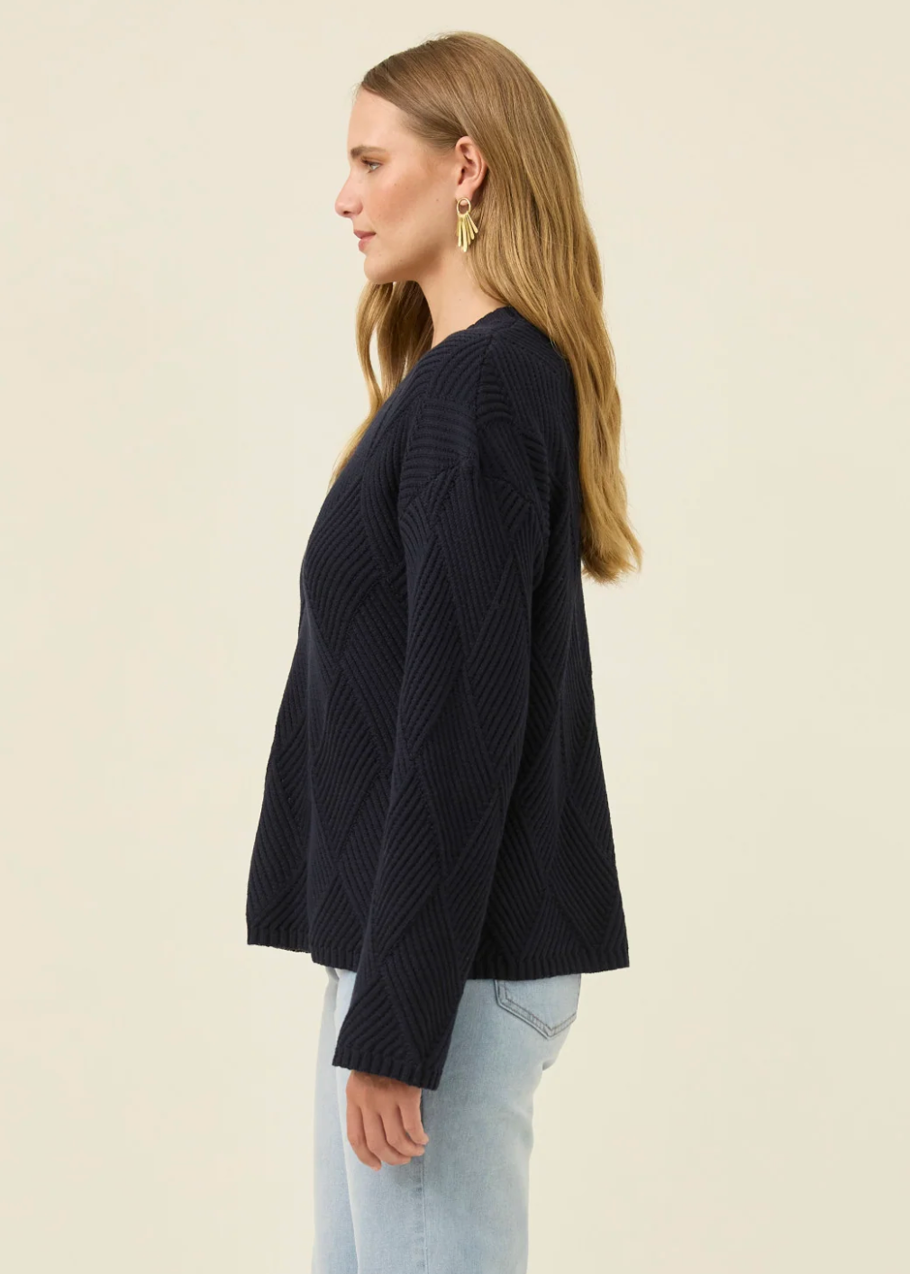 Sadie Jumper - Navy| Abbey Road Kaikoura