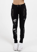 Load image into Gallery viewer, FEDERATION Escape Trackies - Flowers Black/Silver | Abbey Road Kaikoura