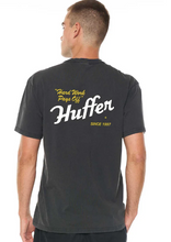 Load image into Gallery viewer, Huffer Block Tee/Hard Work - Washed Black|Abbey Road