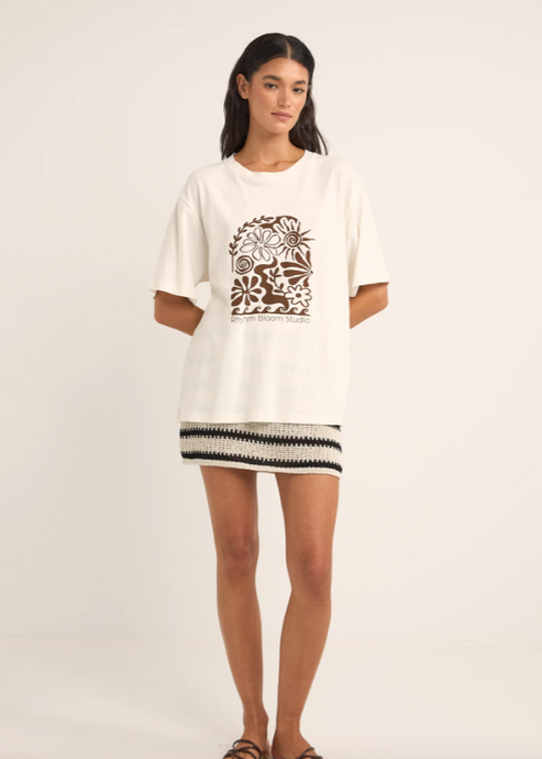 RHYTHM Bloom Studio Oversized T-Shirt | Abbey Road Kaikoura
