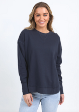 Load image into Gallery viewer, FOXWOOD Delilah Crew - Navy | Abbey Road Kaikoura