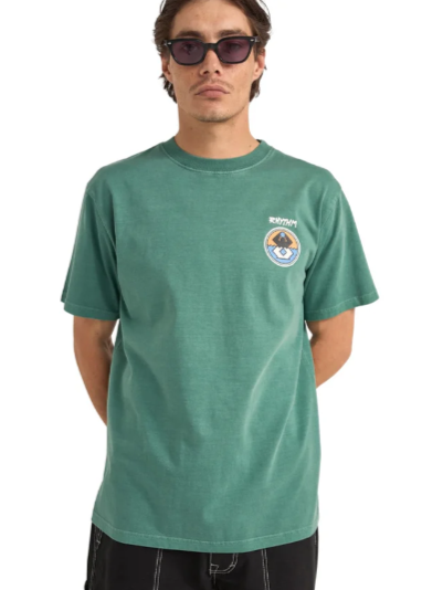 Rhythm\Channel SS T Shirt-Vintage Green|Abbey Road
