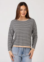 Load image into Gallery viewer, Stella &amp; Gemma\Street Jumper-Black Stripe|Abbey Road