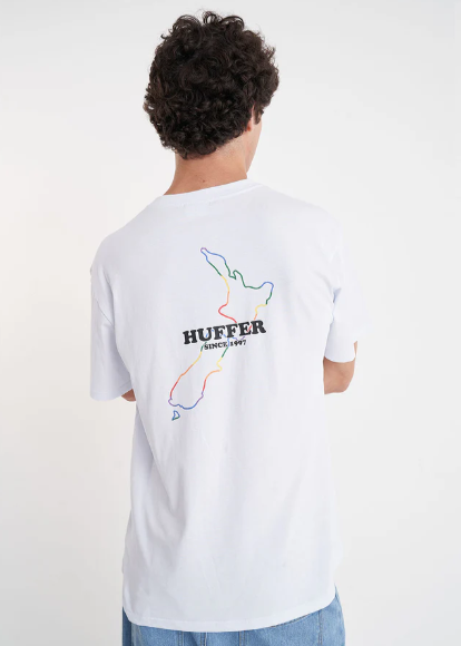 Huffer\Sup Tee 190/Landed-White|Abbey Road