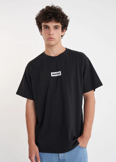 Huffer\Classic tee 190/Capital-Washed Black|Abbey Road