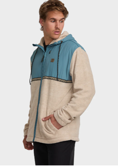 Billabong\Boundary Lite Zip - Bleached Sand|Abbey Road