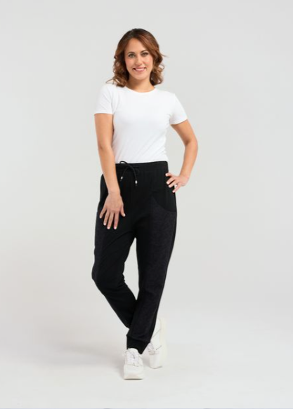 Seduce\Drop Pocket Pant / Black Paisley|Abbey Road