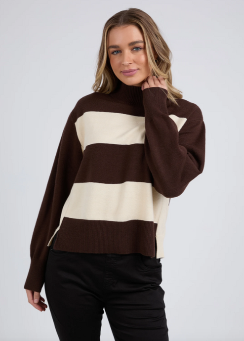 FOXWOOD | Canterbury Knit - Chocolate | Abbey Road Kaikoura