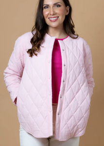 Charlo\Stevie Quilted Jacket/Pink|Abbey Road