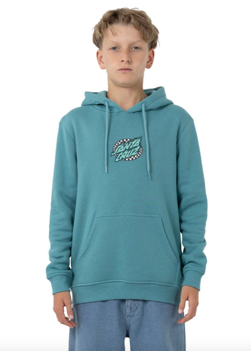 SANTA CRUZ | Goal Flame Centre Hoodie - Ocean | Abbey Road Kaikoura