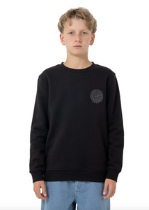 SANTA CRUZ | Check Waste Dot Mono Reflect Sweater - Black | Abbey Road Kaikoura