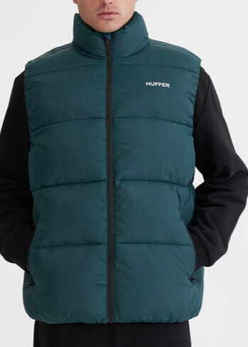 Huffer\Men's Street Puffer Jacket/Deep Emerald|Abbey Road
