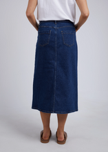 Load image into Gallery viewer, FOXWOOD | Scout Midi Skirt - Indigo | Abbey Road Kaikoura