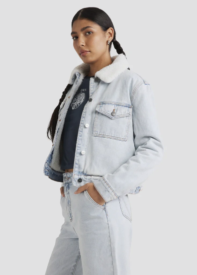 RVCA | Roy Sherpa Denim Jacket | Abbey Road Kaikoura