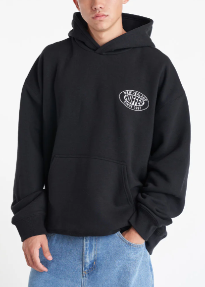 Huffer\Mens Saturday Hood /Homie Black|Abbey Road