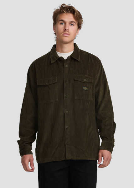 BILLABONG | Bong Days Long Sleeve Shirt - Chocolate | Abbey Road Kaikoura