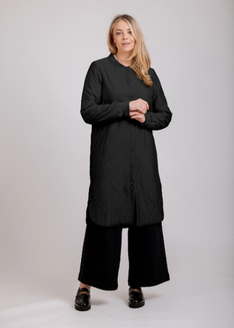 MI MOSO | Sonya Coat - Black | Abbey Road Kaikoura