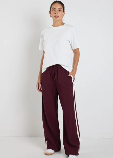 STORIES TO BE TOLD | Townie Pants - Burgandy | Abbey Road Kaikoura