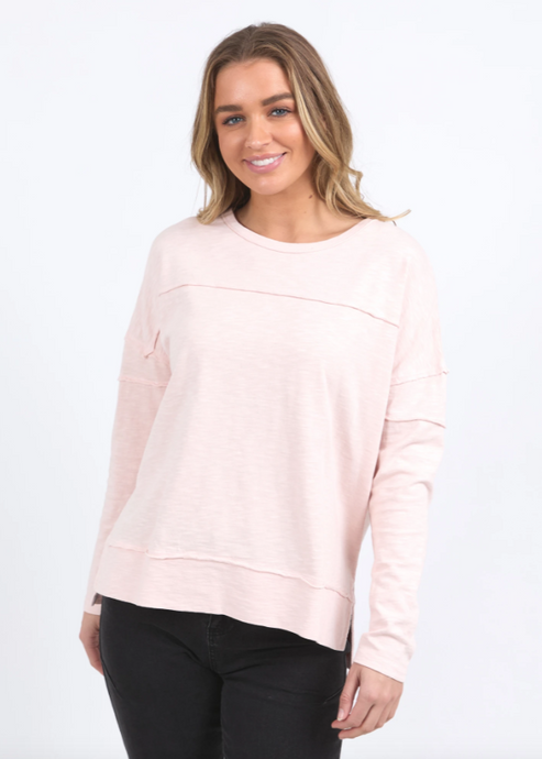 FOXWOOD | Jayne Throw on Top - Pale Pink | Abbey Road Kaikoura