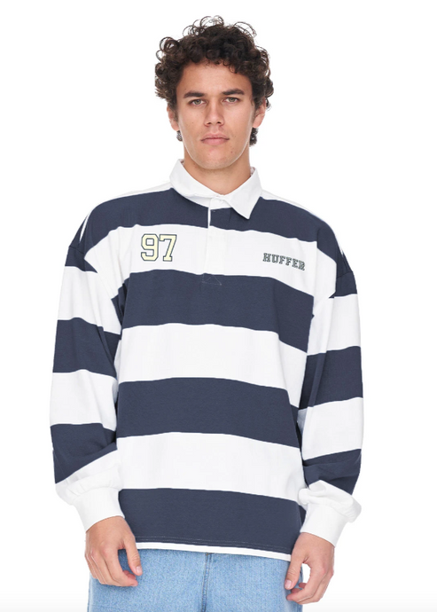 HUFFER | All Stars Grand Rugby - Navy/Chalk | Abbey Road Kaikoura