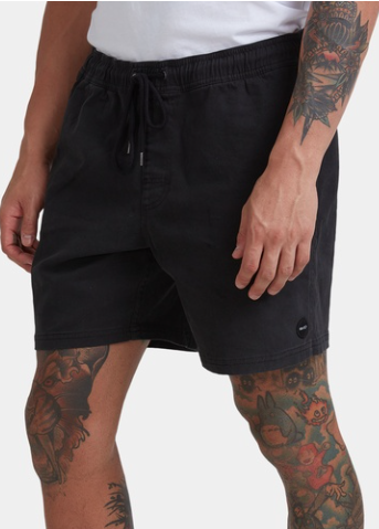 Escape Elastic Short - Black | Abbey Road Kaikoura