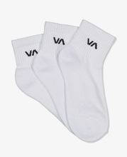 Load image into Gallery viewer, VA Mini Crew Sock 3 Pack - White | Abbey Road Kaikoura