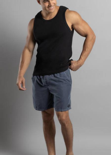 All Day Layback Board Short Dusty Navy | Abbey Road Kaikoura