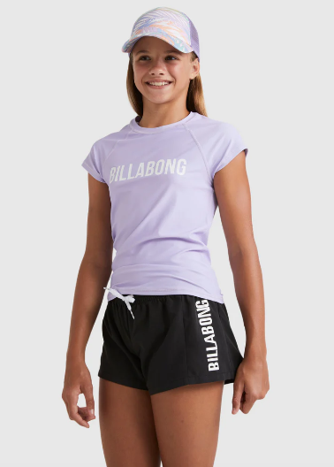 Girls Heat Wave BoardShort - Black | Abbey Road Kaikoura