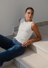 Load image into Gallery viewer, Untamed Lace Sleeveless Boatneck Top | Abbey Road Kaikoura