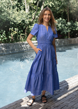 Load image into Gallery viewer, Vittoria Dress - Aegan Stripe | Abbey Road Kaikoura